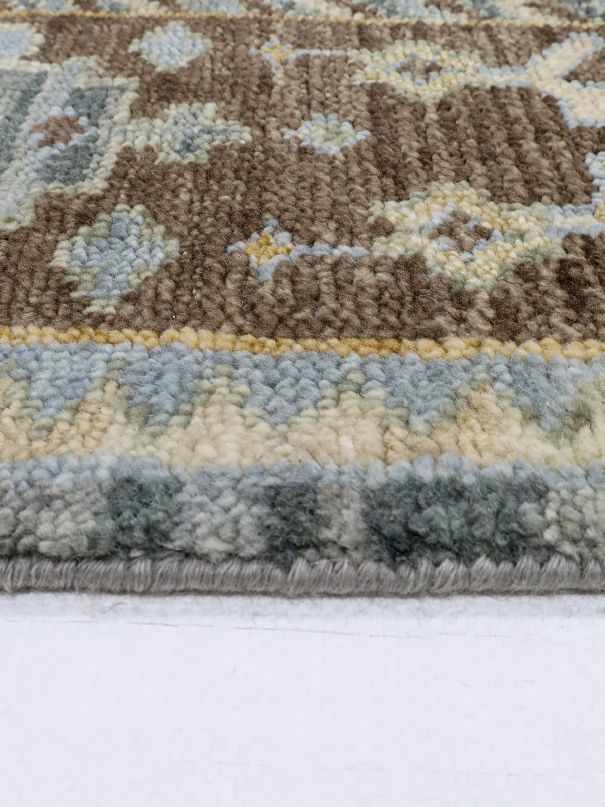 Persian Garden Wool Rug - Midnight Charcoal