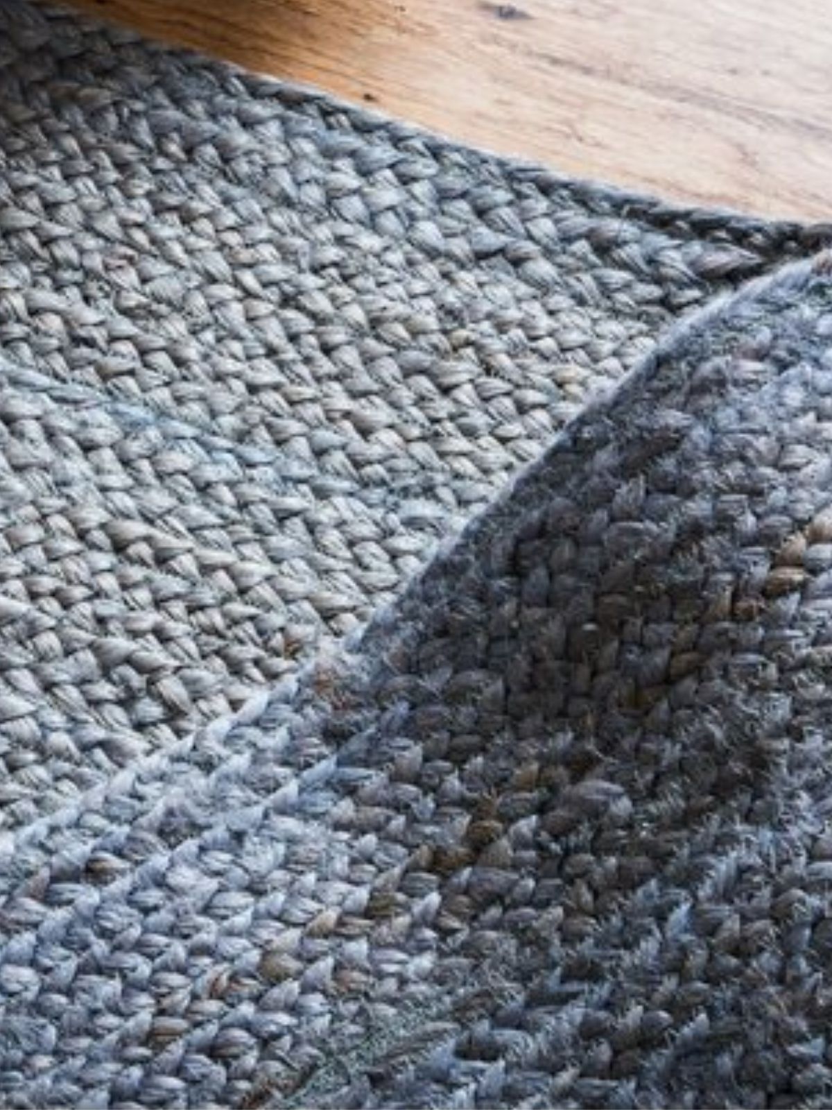 Thaba braided area rug-Slate
