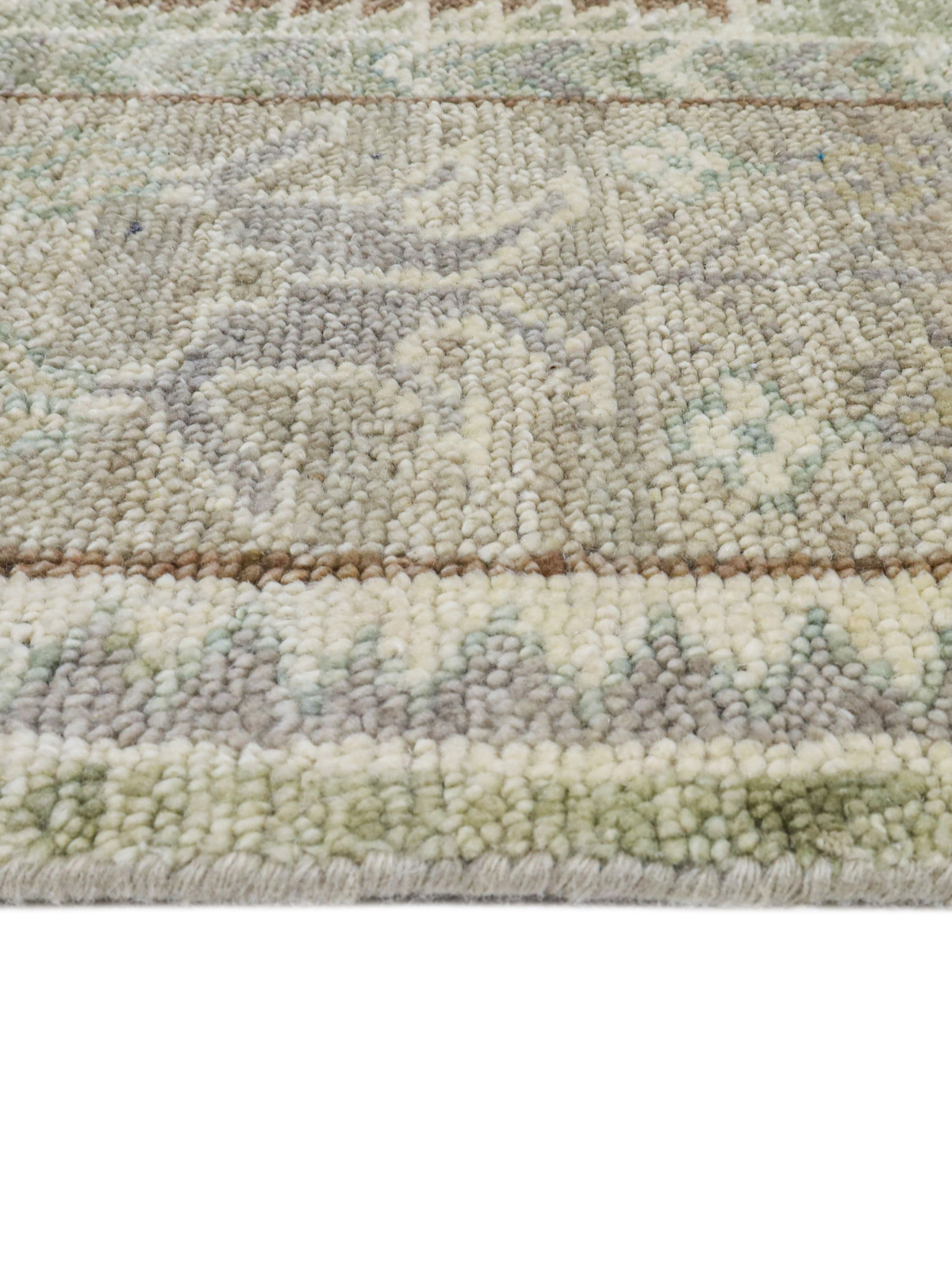 Persian Garden Wool Rug - Willow Green