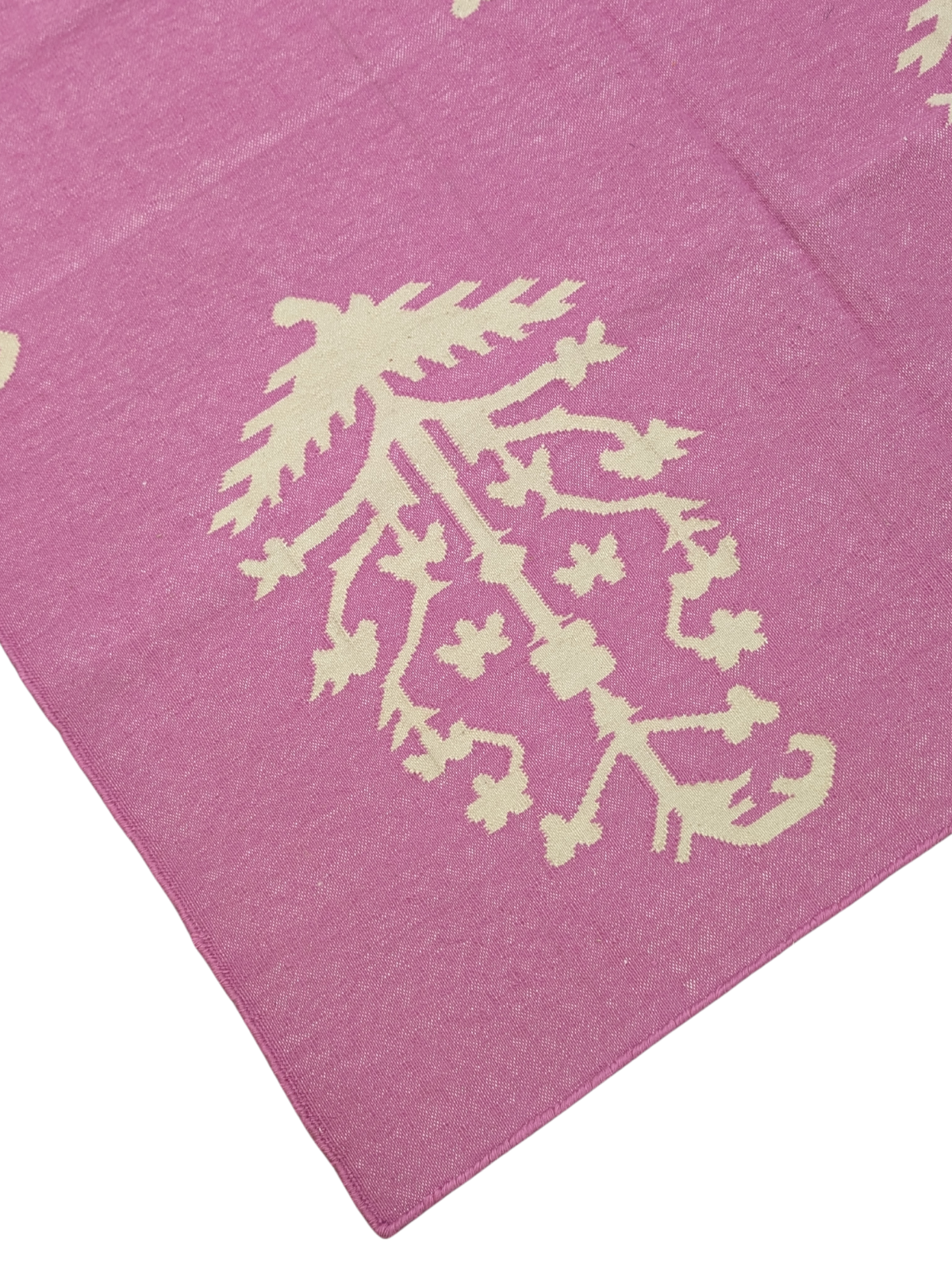 Orchid Elegance Wool Flatweave Rug_3