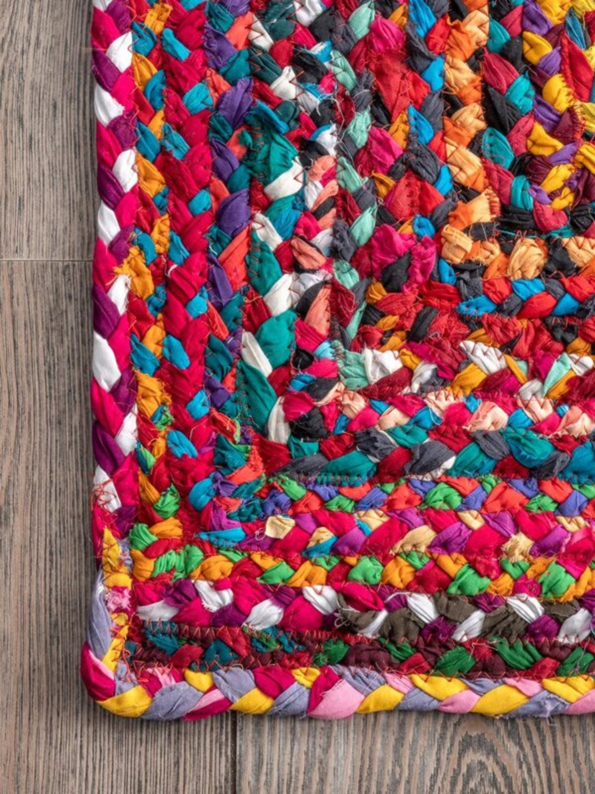 Porto rainbow braided area rug_3