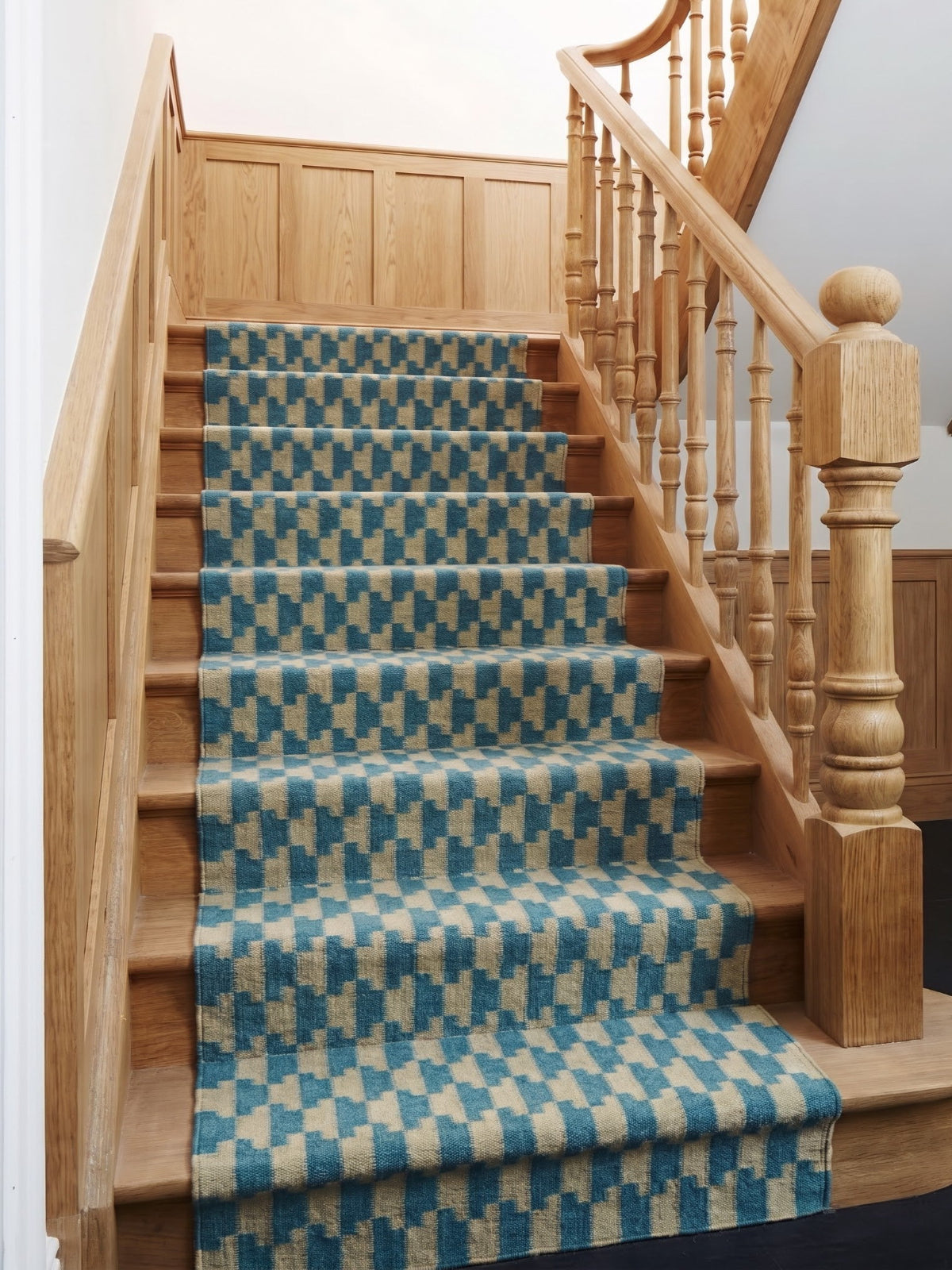 The Woven Lattice Runner - Seafoam