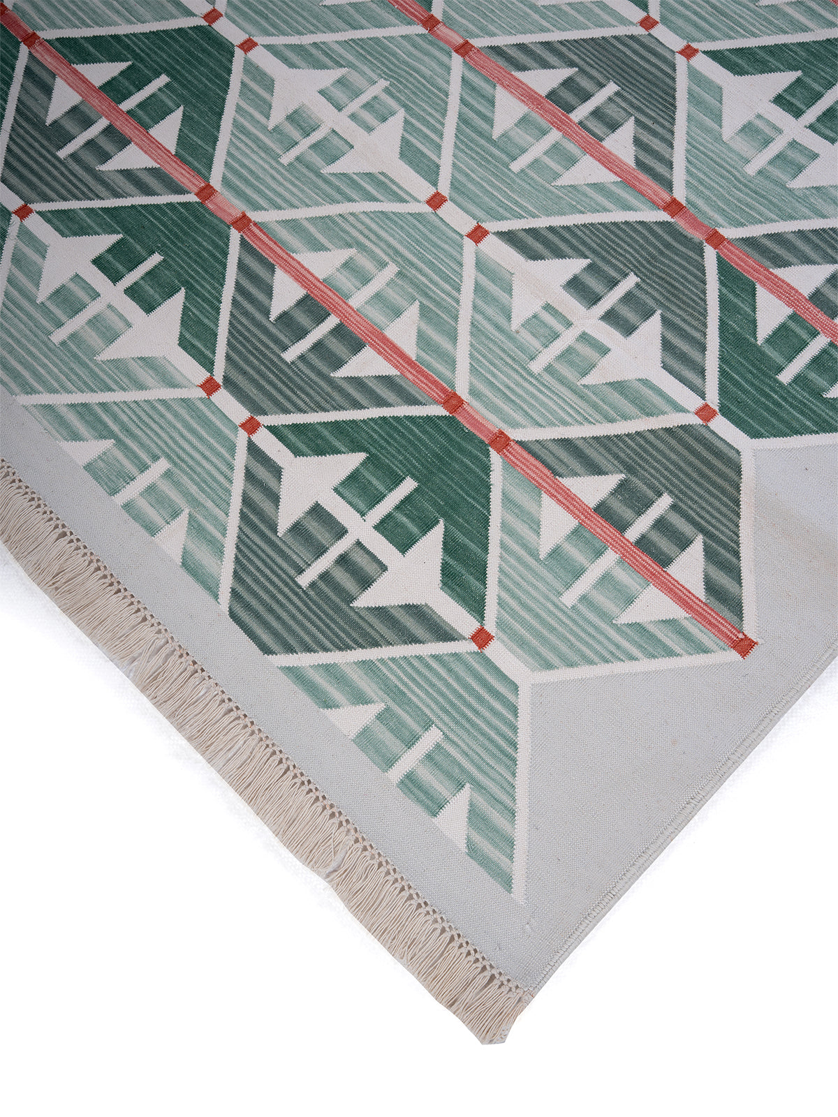 Canopy Lattice Flatweave Rug
