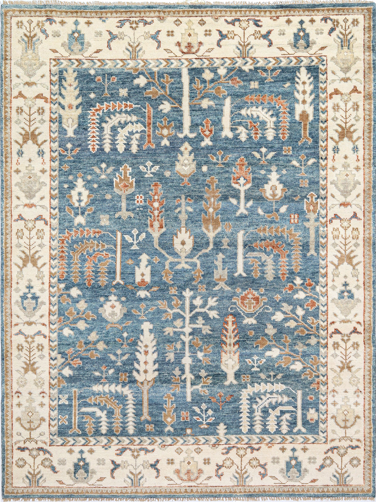 Persian Garden Wool Rug - Royal Lapis