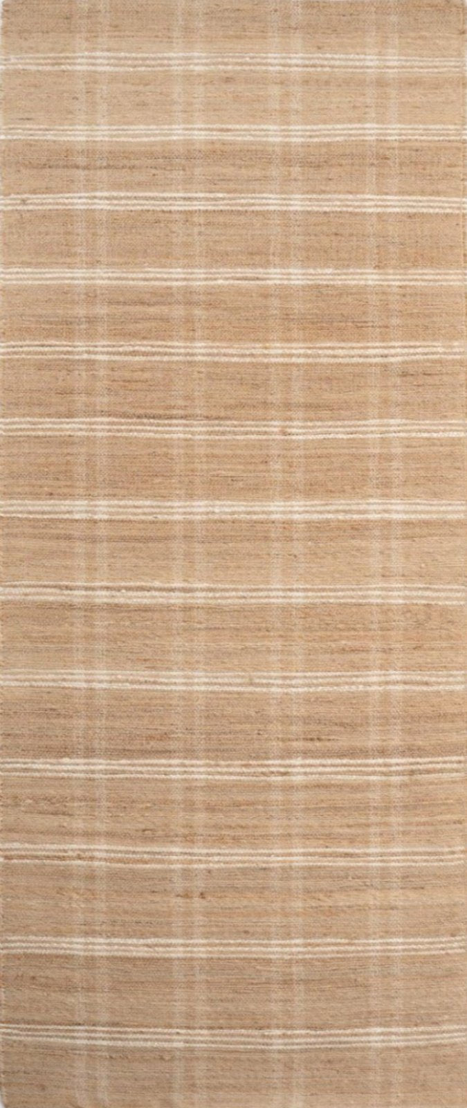 Benin Striped Hemp Runner in hemp