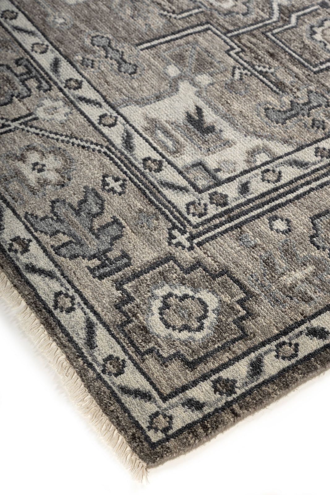 Cappadocia Dreams Rug close-up showing the wool weave and traditional motif