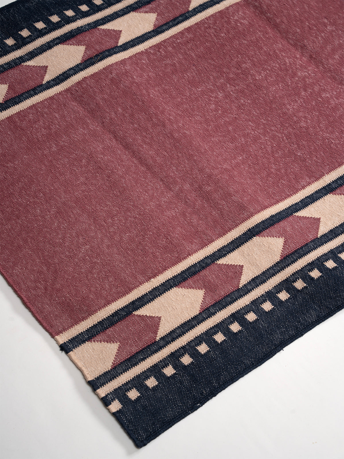 Cherry Moor Runner - wool runner laid in a hallway view