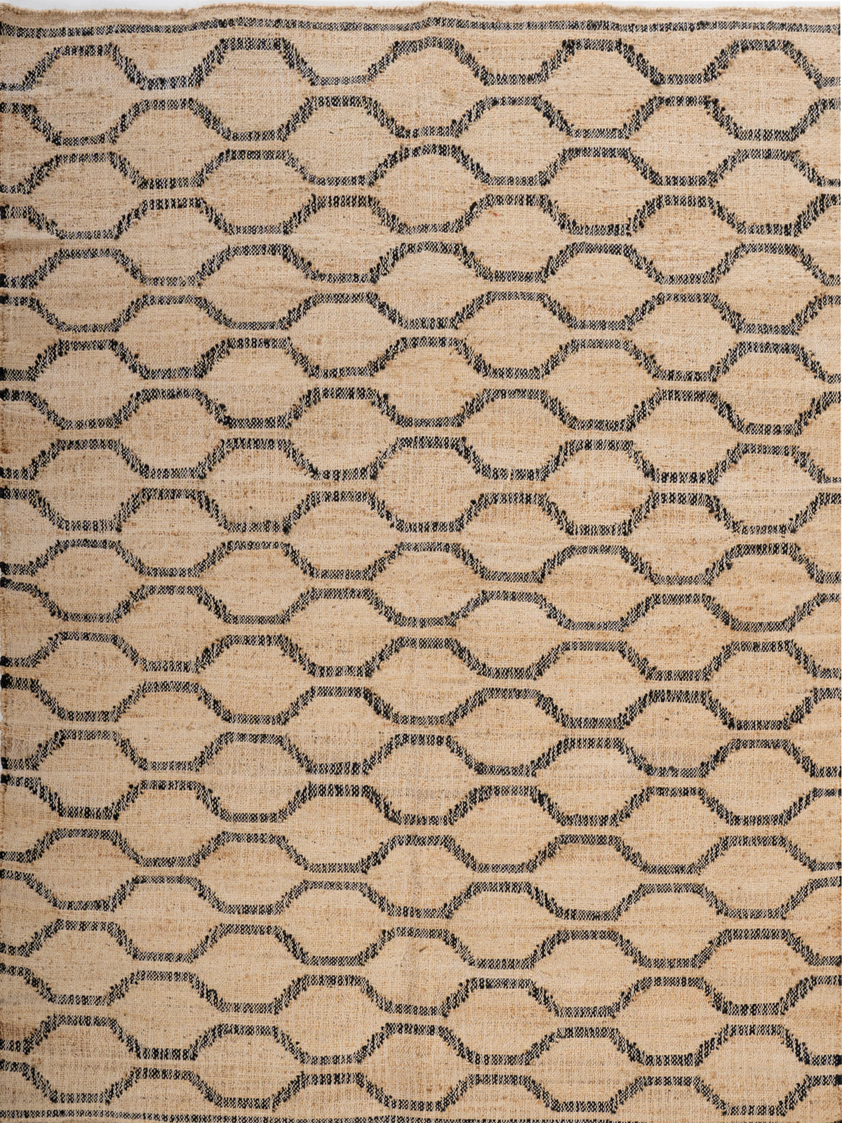 Desert Mirage Jute Rug jute rug in yellow tones