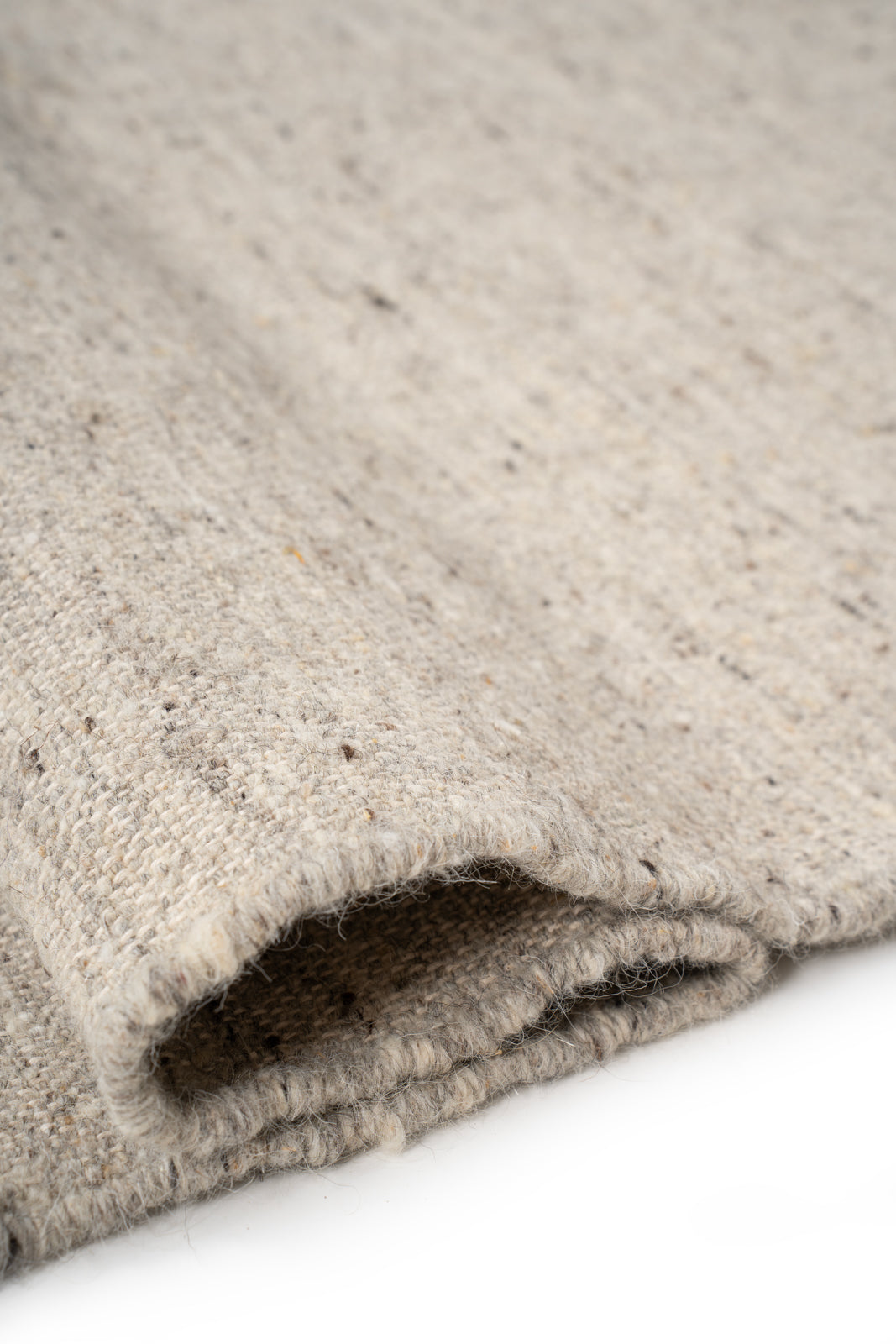Earthen Essence Ivory Wool Rug - additional product view showing the wool rug