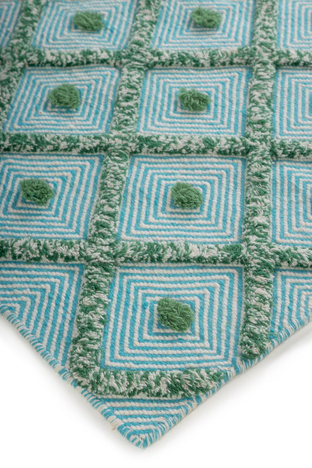 Farleigh Wool Rug close-up showing the wool weave and surface texture