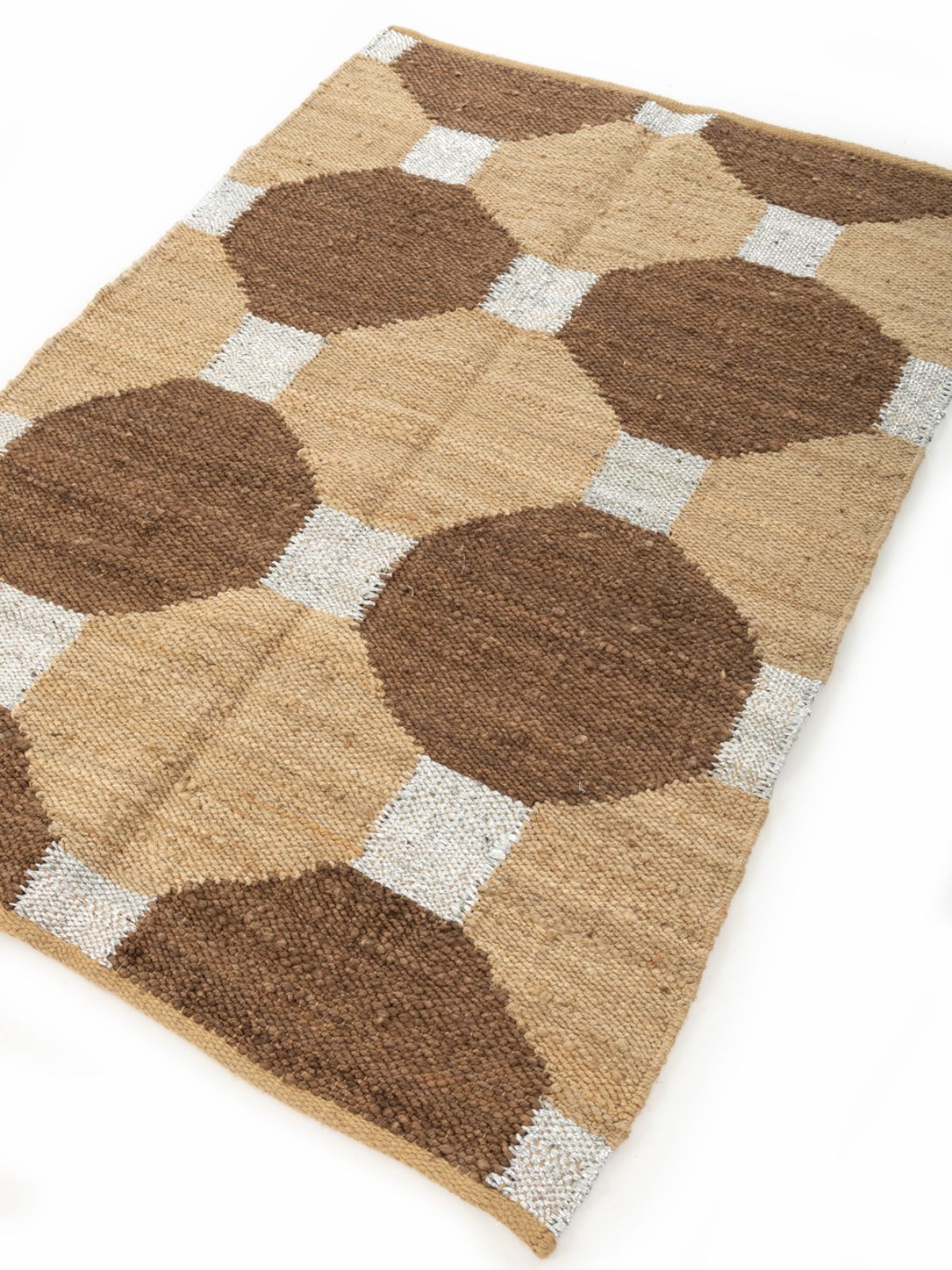 Geoweave Jute Rug-Monochrome - texture detail showing jute surface