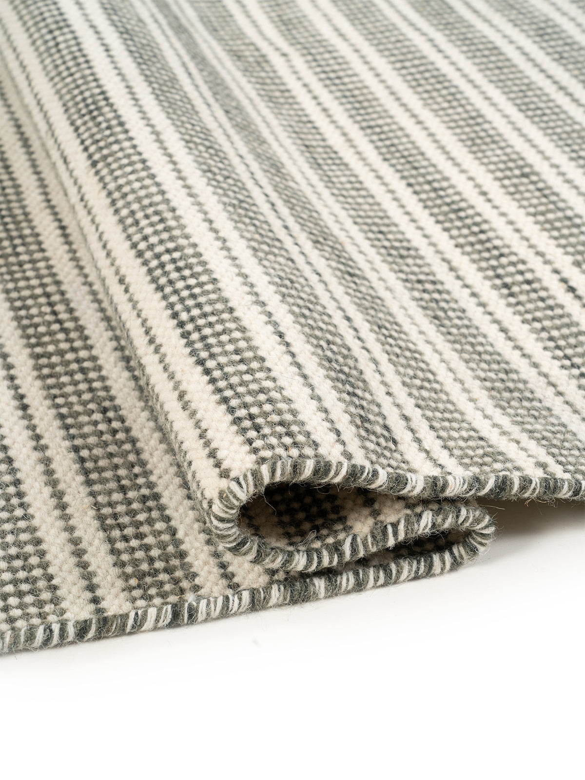 Harrow Handwoven Wool Rug - additional product view showing the wool rug