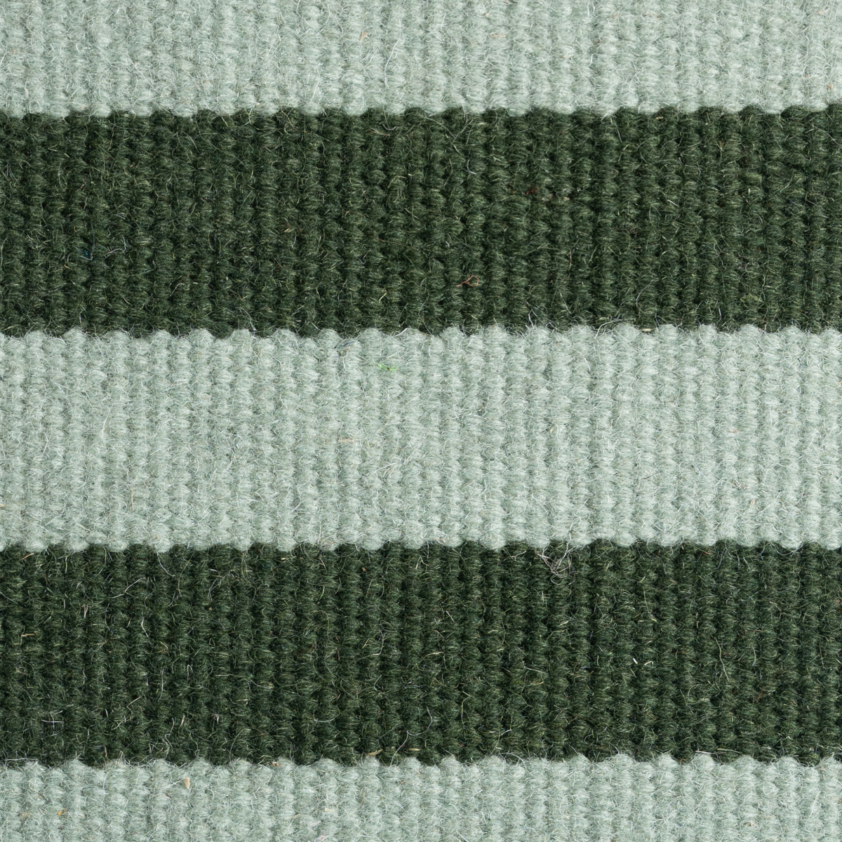 Horizon : Everglade close-up showing the nz wool weave and striped pattern
