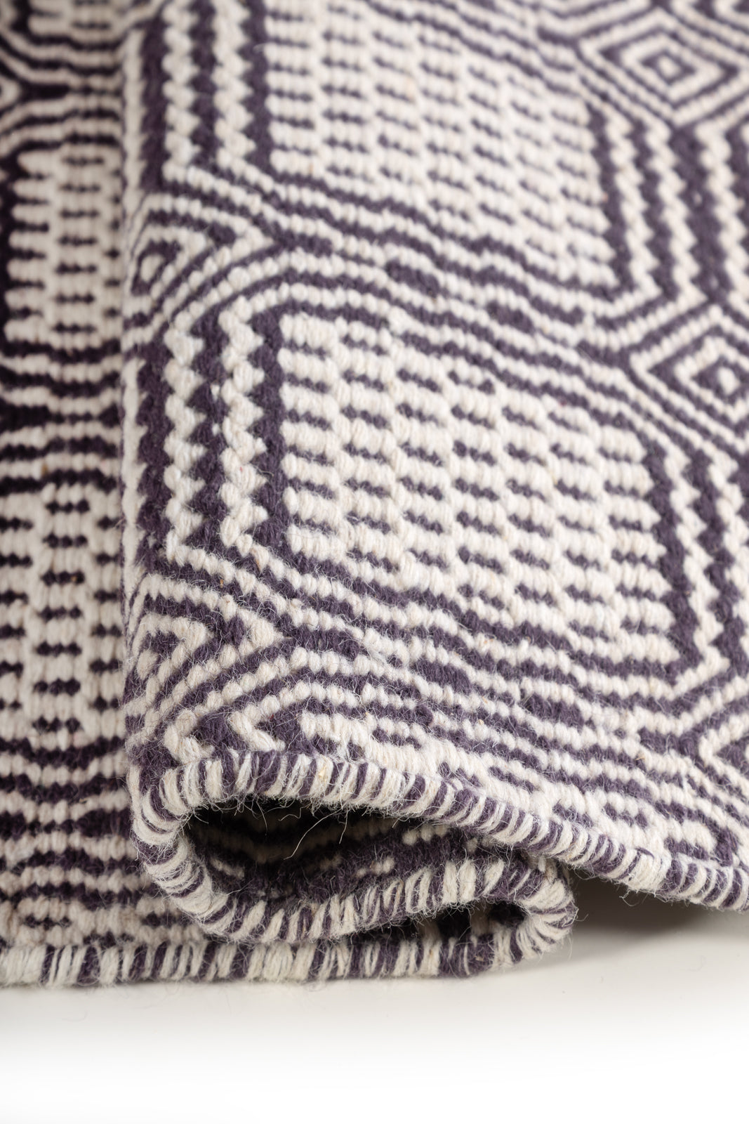 Kentmere Wool Flatweave - texture detail showing wool surface