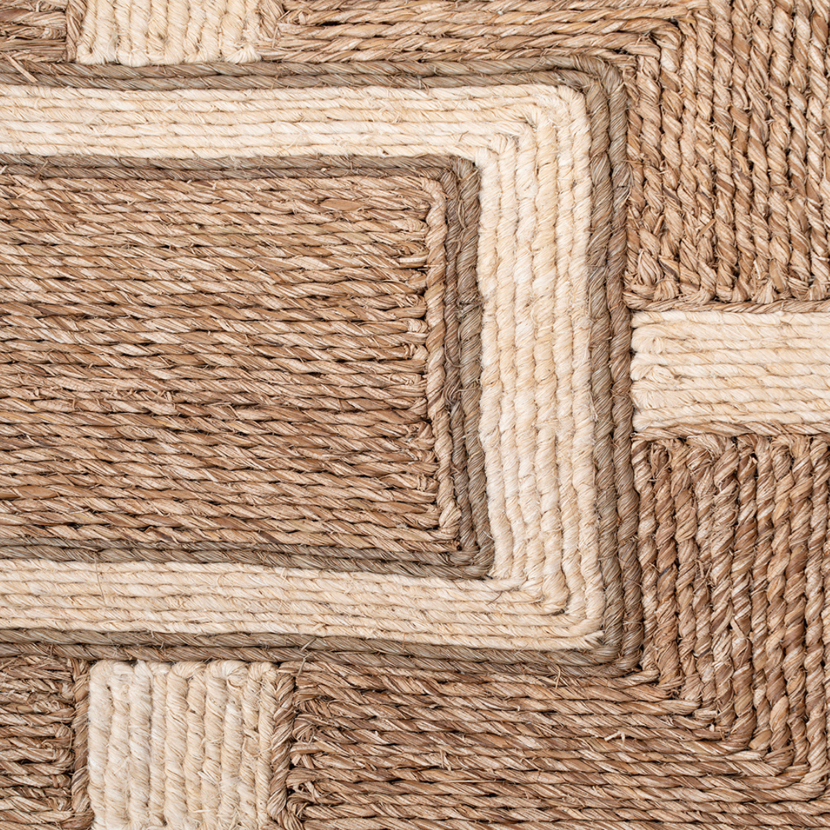 Looma : Chauk close-up weave detail showing the mixed fibre surface