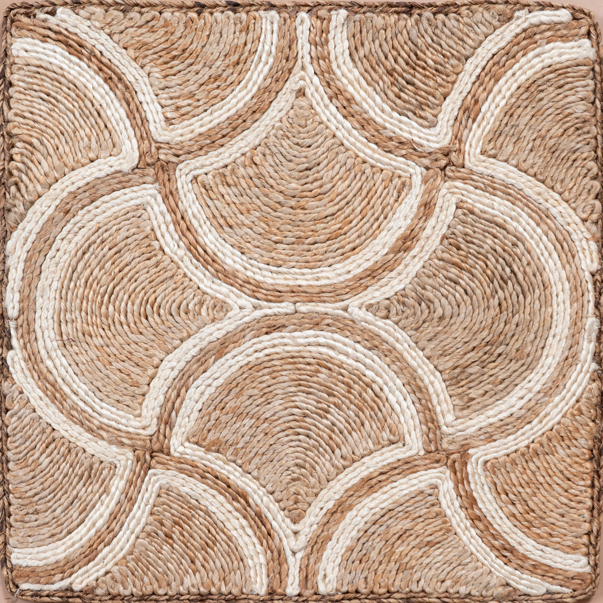 Looma : Jalaj mixed fibre rug product view in neutral tones