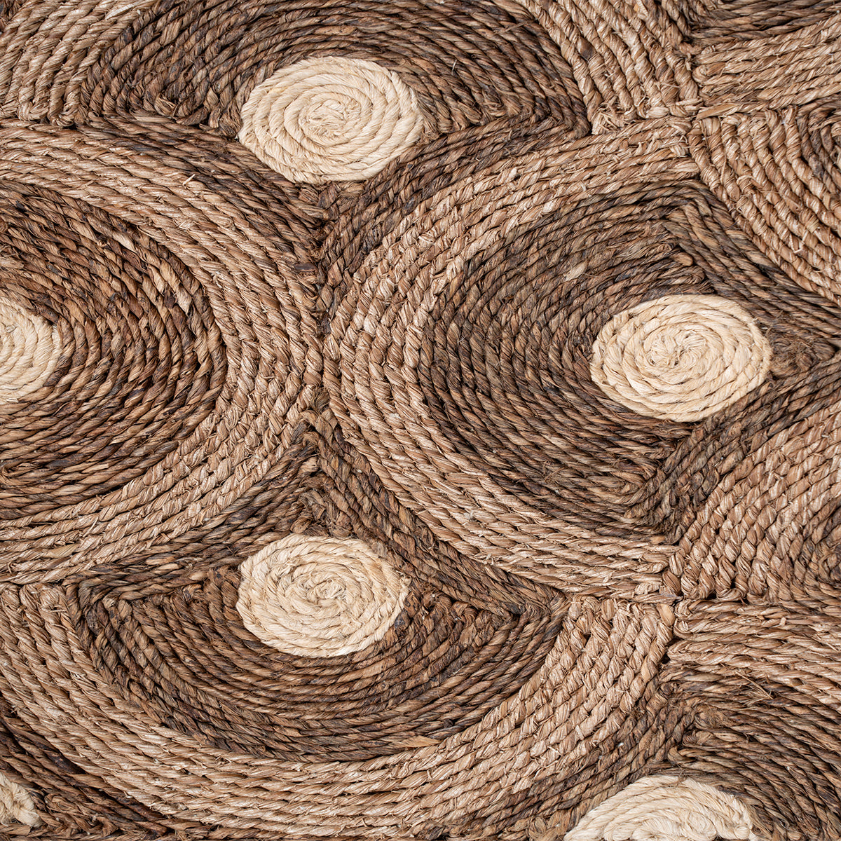 Looma : Jiva close-up showing the mixed fibre weave and surface texture