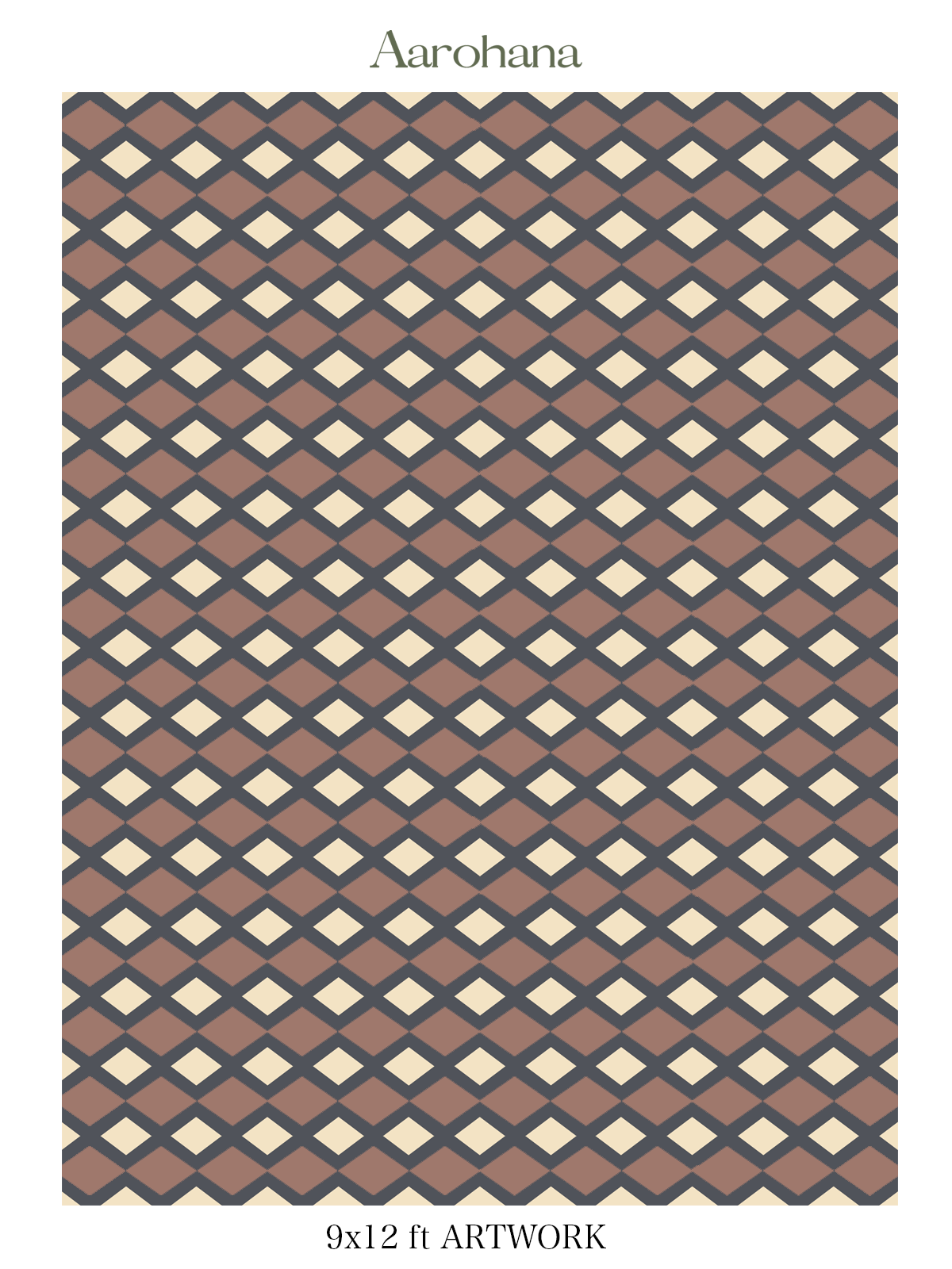 Looma : Mehal detail showing mixed fibre surface and textured texture