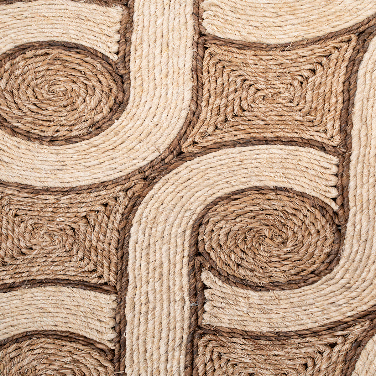 Looma : Varta close-up weave detail showing the mixed fibre surface