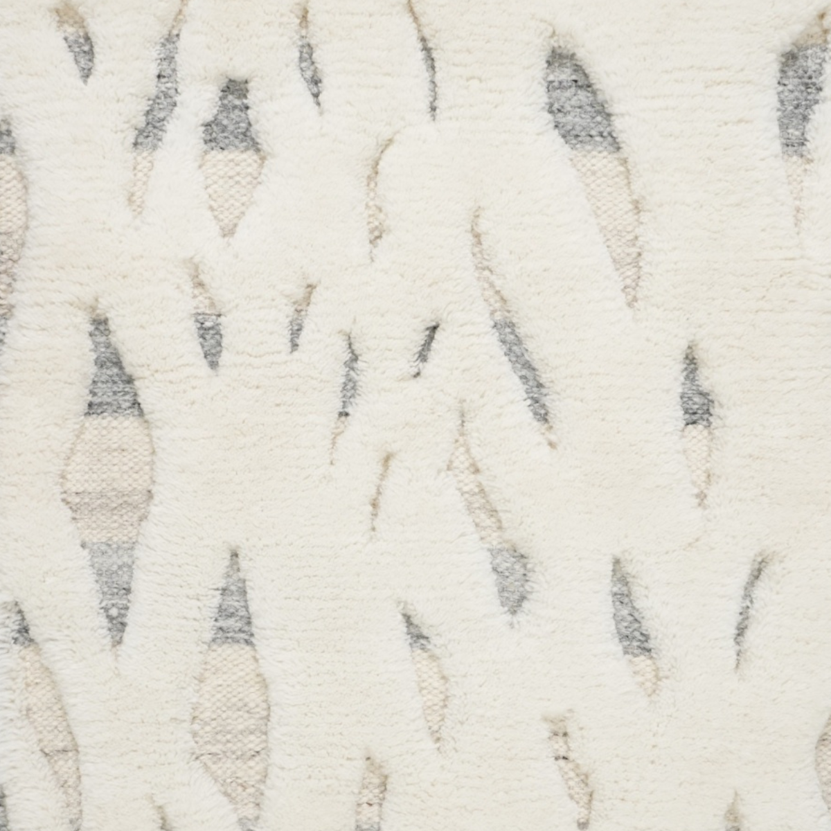 Mehran : Alabaster wool rug in neutral tones