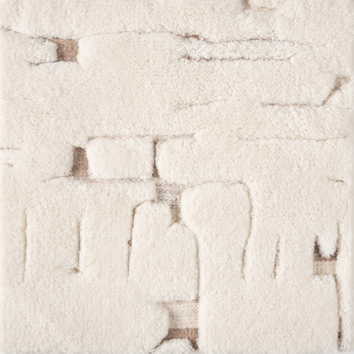 Mehran : Cloud wool rug in neutral tones
