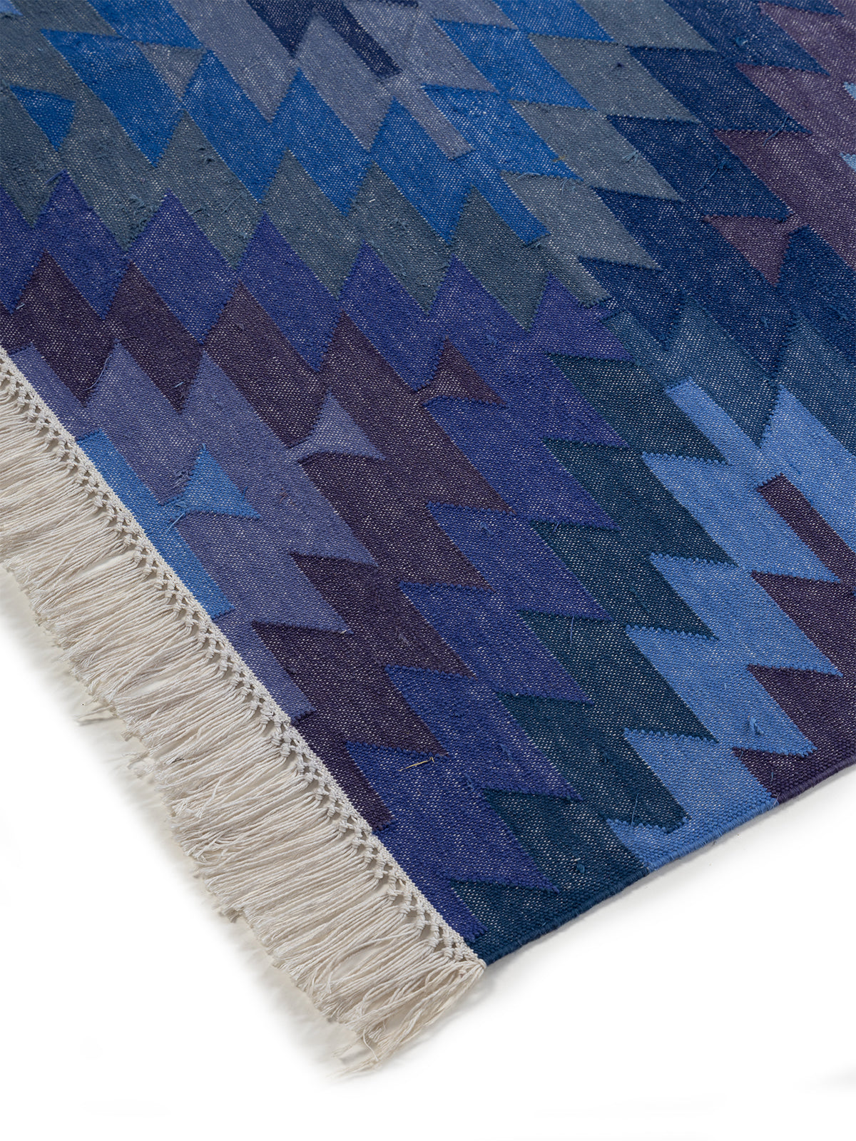 Midnight Mirage close-up showing the cotton weave and geometric motif