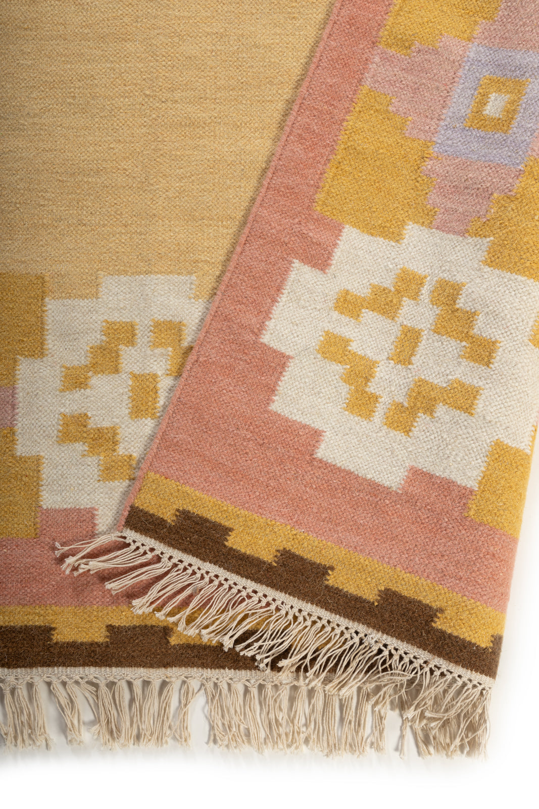 Mistvale Wool Rug detail showing the textured wool surface and finishing