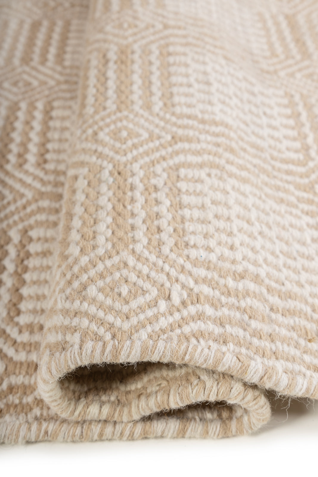 Moorland Mist Rug - additional product view showing the wool rug