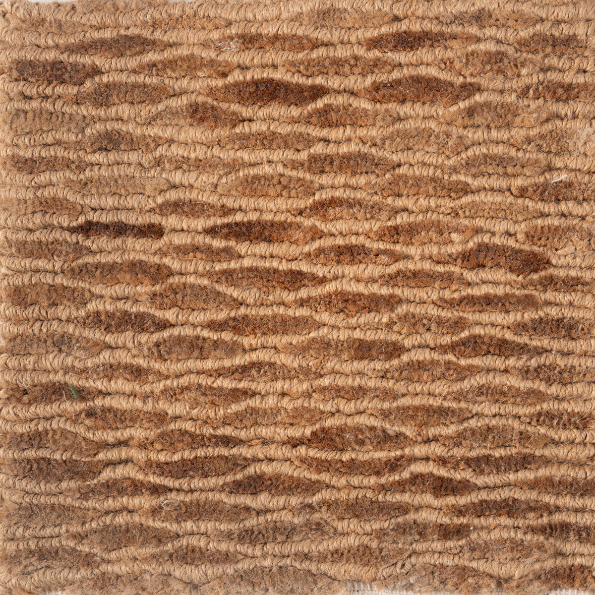 Nomad's Trace : Passage jute rug in neutral tones, overhead view