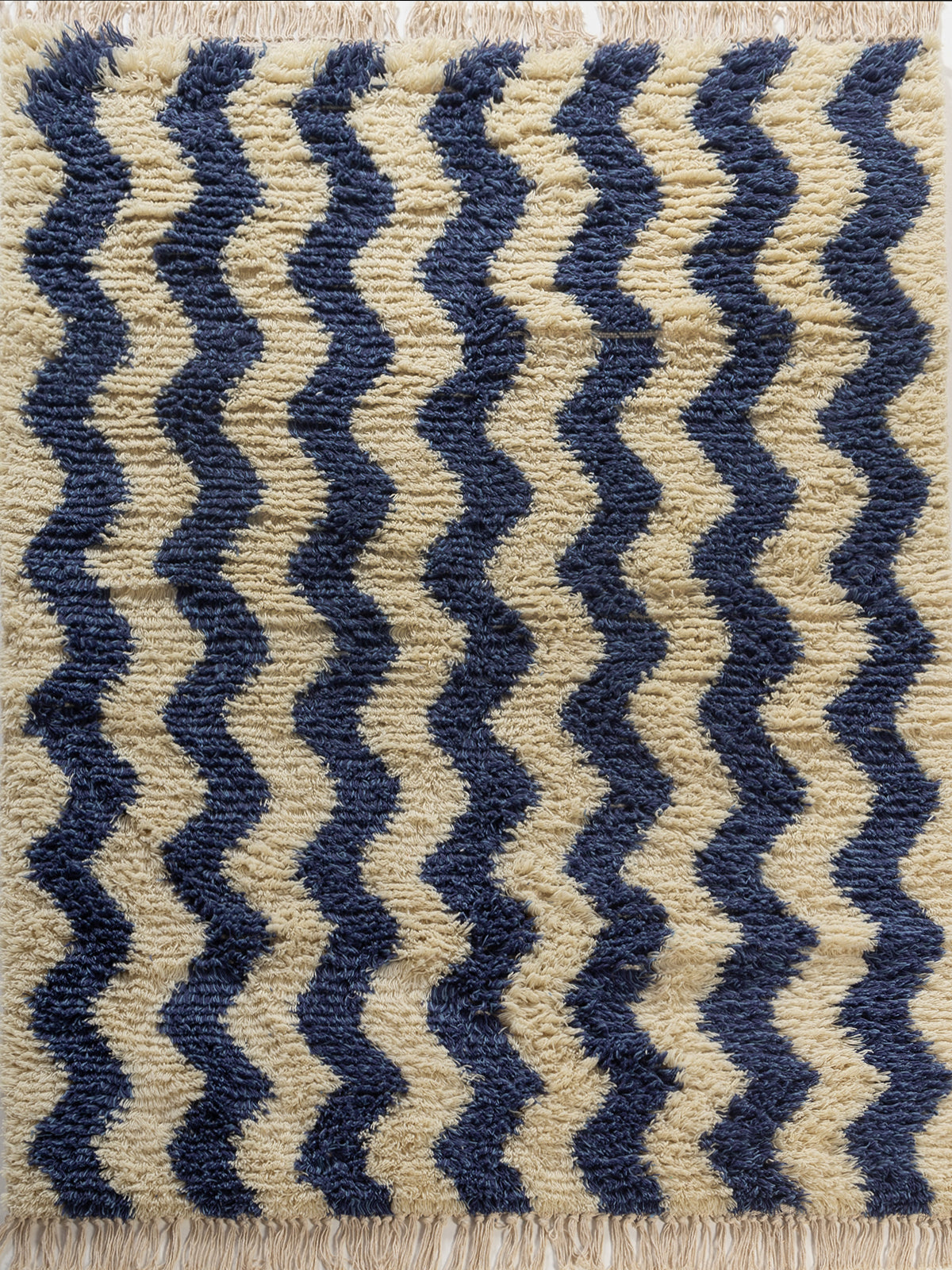 Ocean Drift Wool Rug wool rug in blue tones