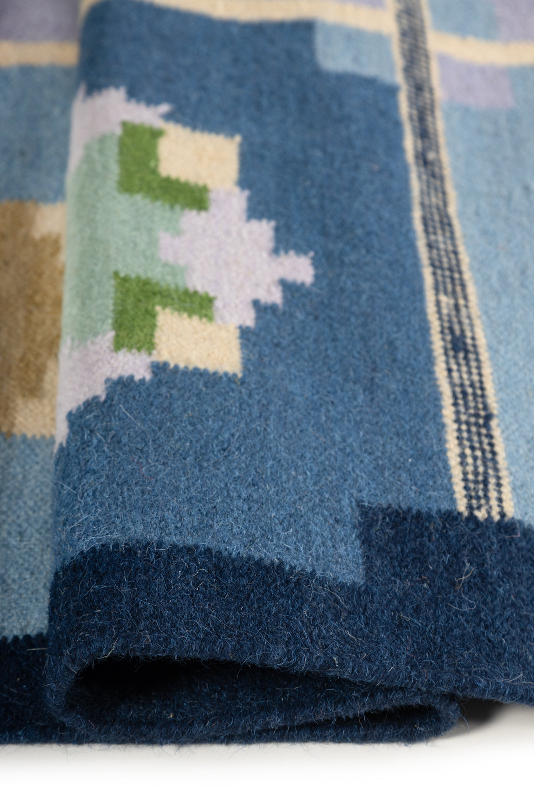 Oceanic Harmony - additional product view showing the cotton rug