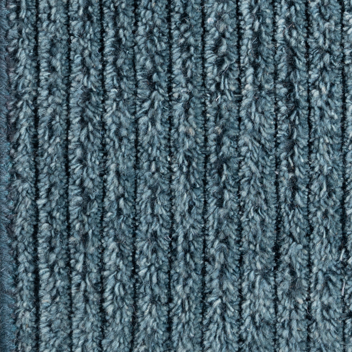 Parallel Paths : Ocean Current close-up showing the wool weave and striped pattern