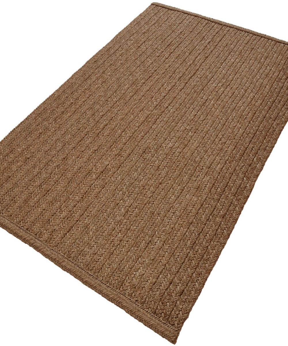 Ramie ramie sample swatch held against timber and linen