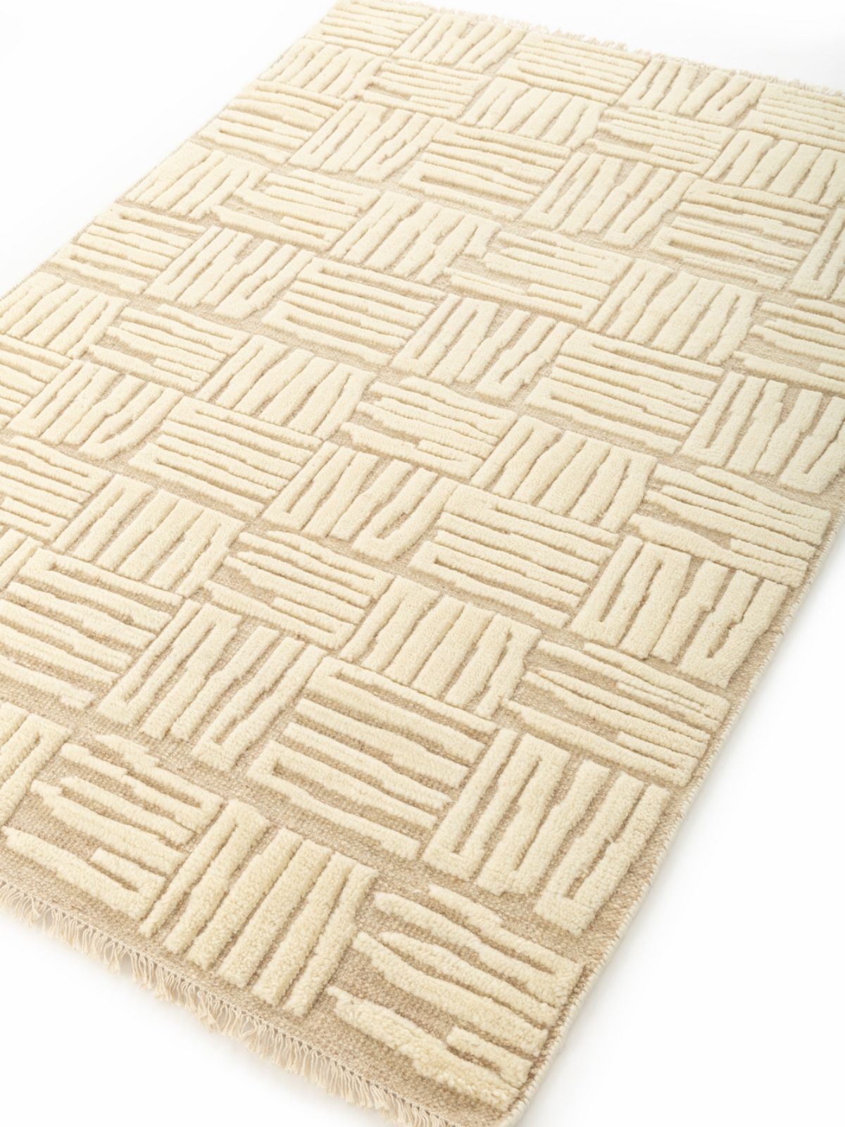 Rocky Ravine Hand-Knotted Rug - additional product view showing the wool rug