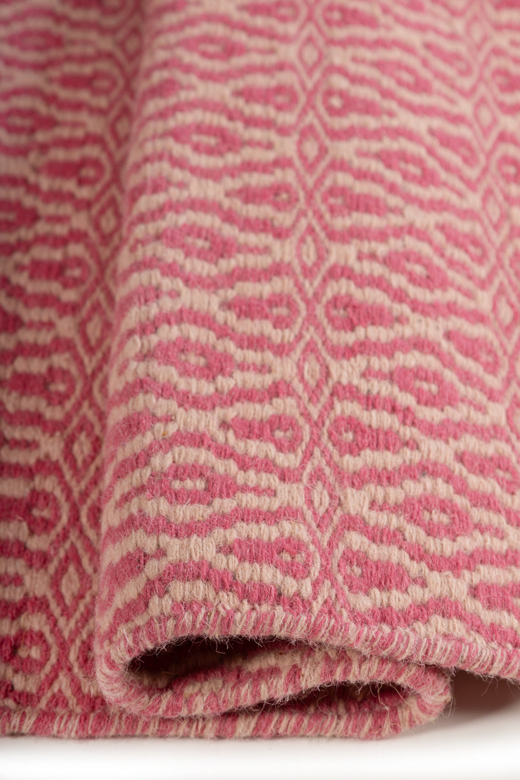Rosewood Harmony Wool Rug - additional product view showing the wool rug