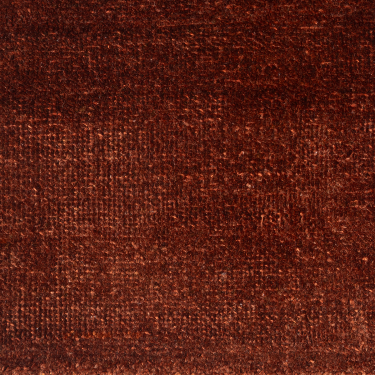 Serica : Burnt Sienna close-up showing the raw silk weave and surface texture
