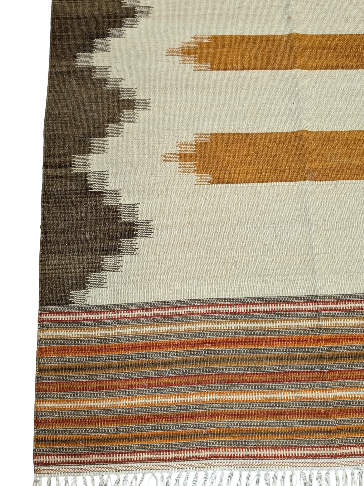 Sierra Sunset close-up showing the cotton weave and striped pattern