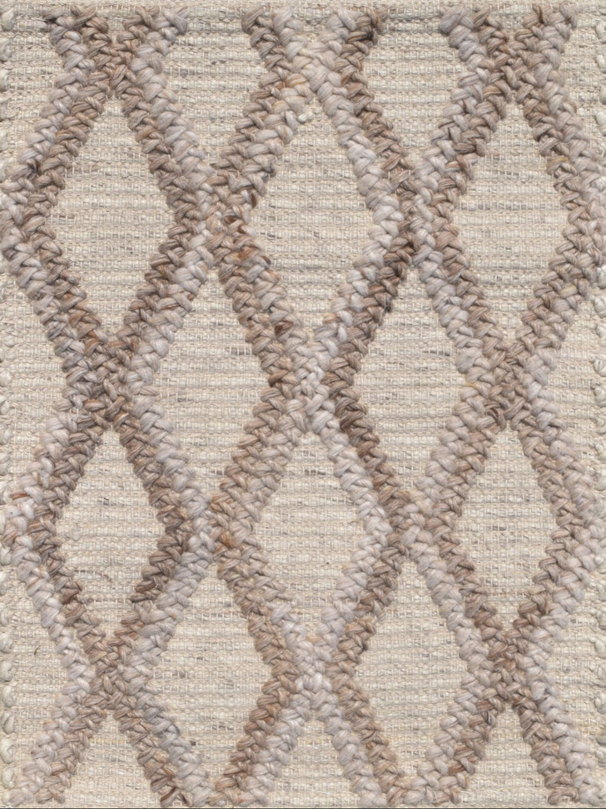 Stellar Geometry Handcrafted Rug wool rug in multicoloured tones