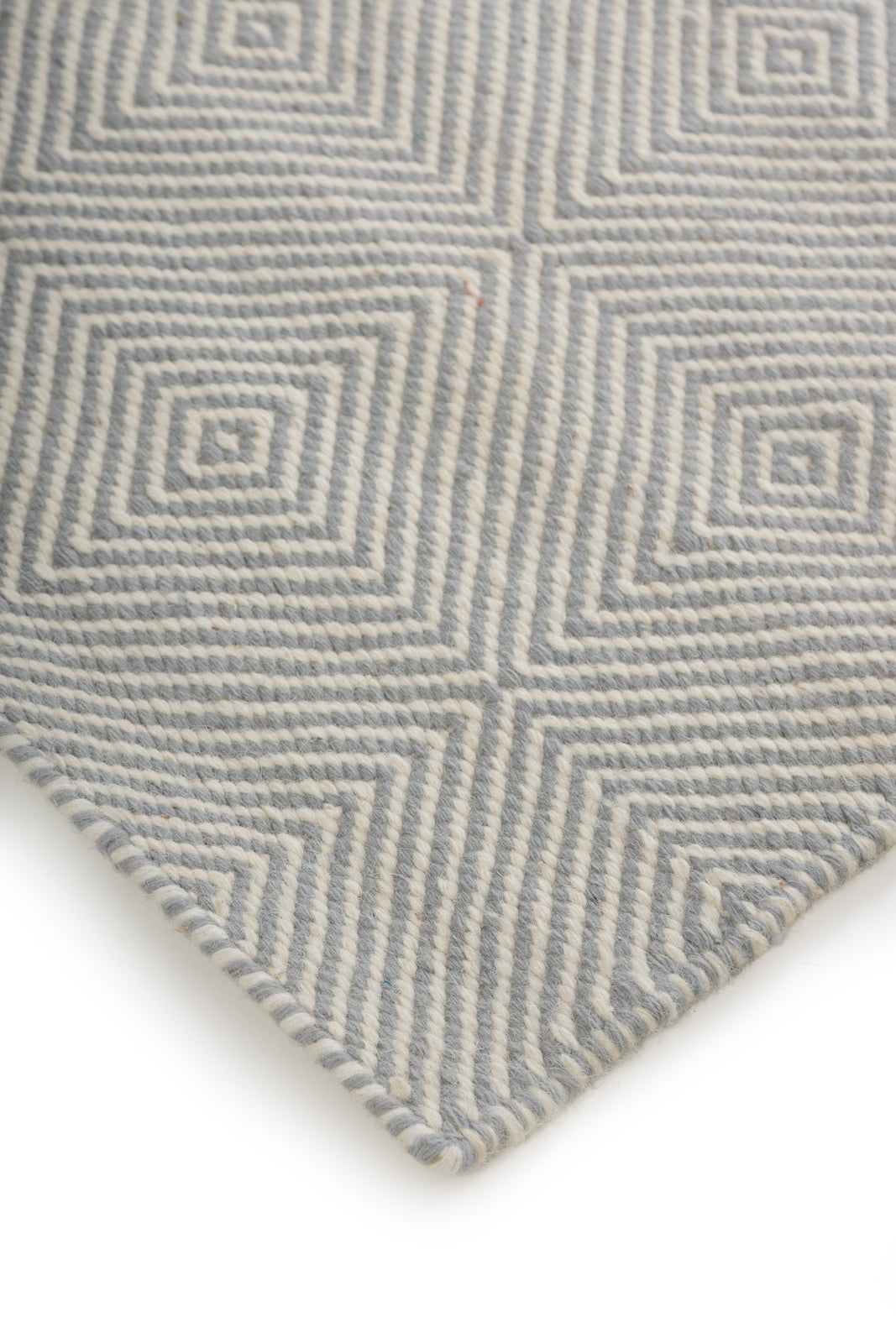 Stonehaven Shuttle Rug close-up showing the wool weave and surface texture