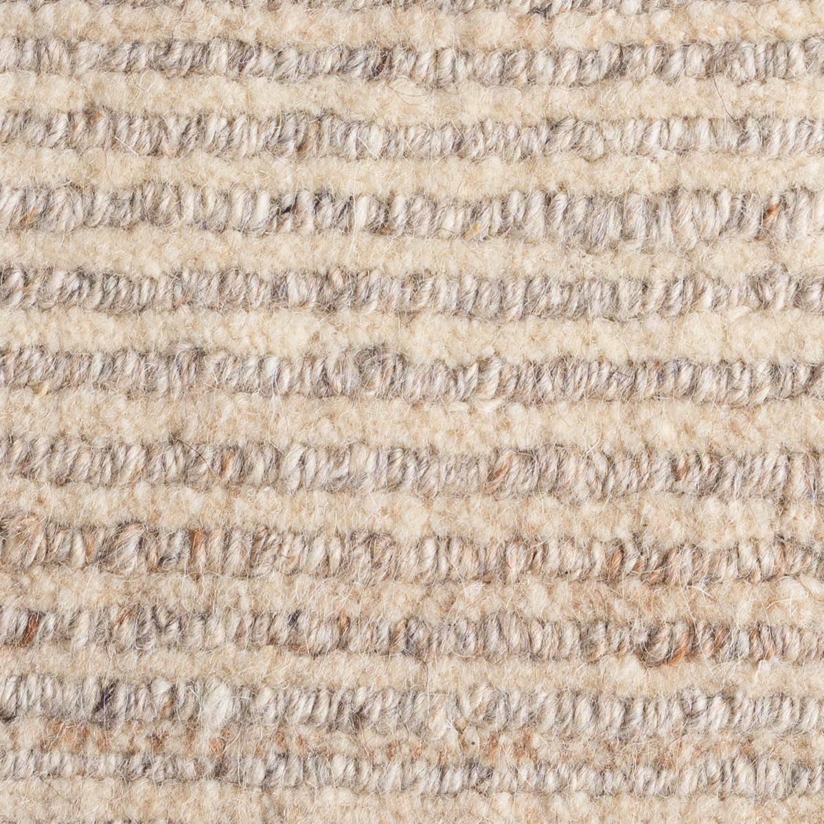 Strata : Chalk Drift close-up showing the wool weave and striped pattern