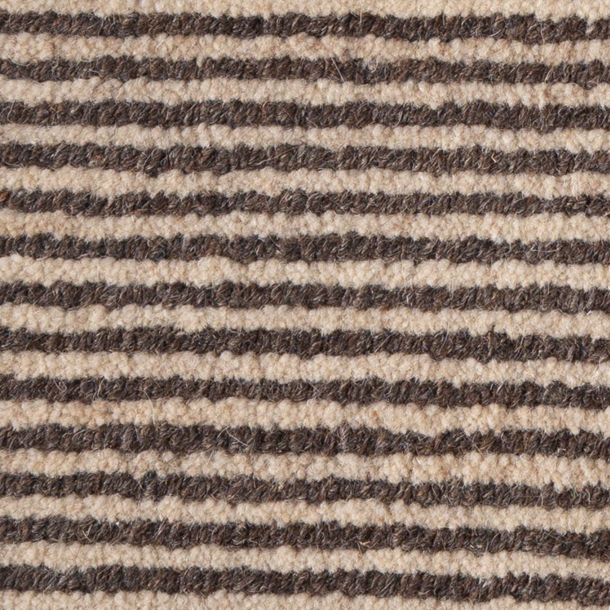 Strata : Iron Vein close-up showing the wool weave and striped pattern