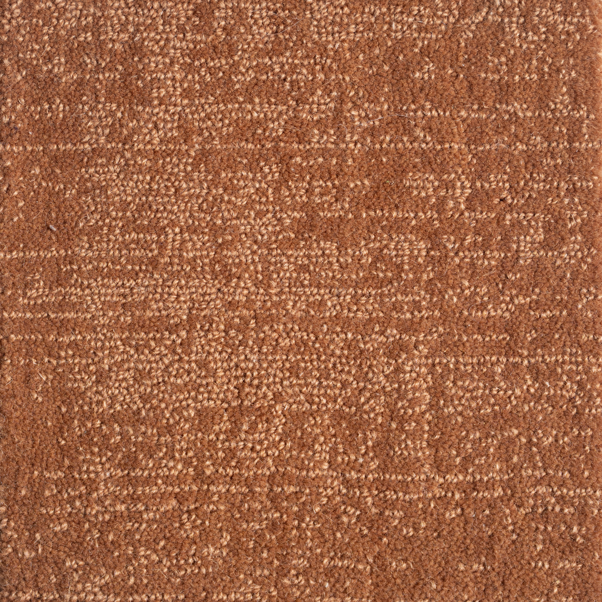 Tactile Edit : Burnt Orange wool rug in orange tones