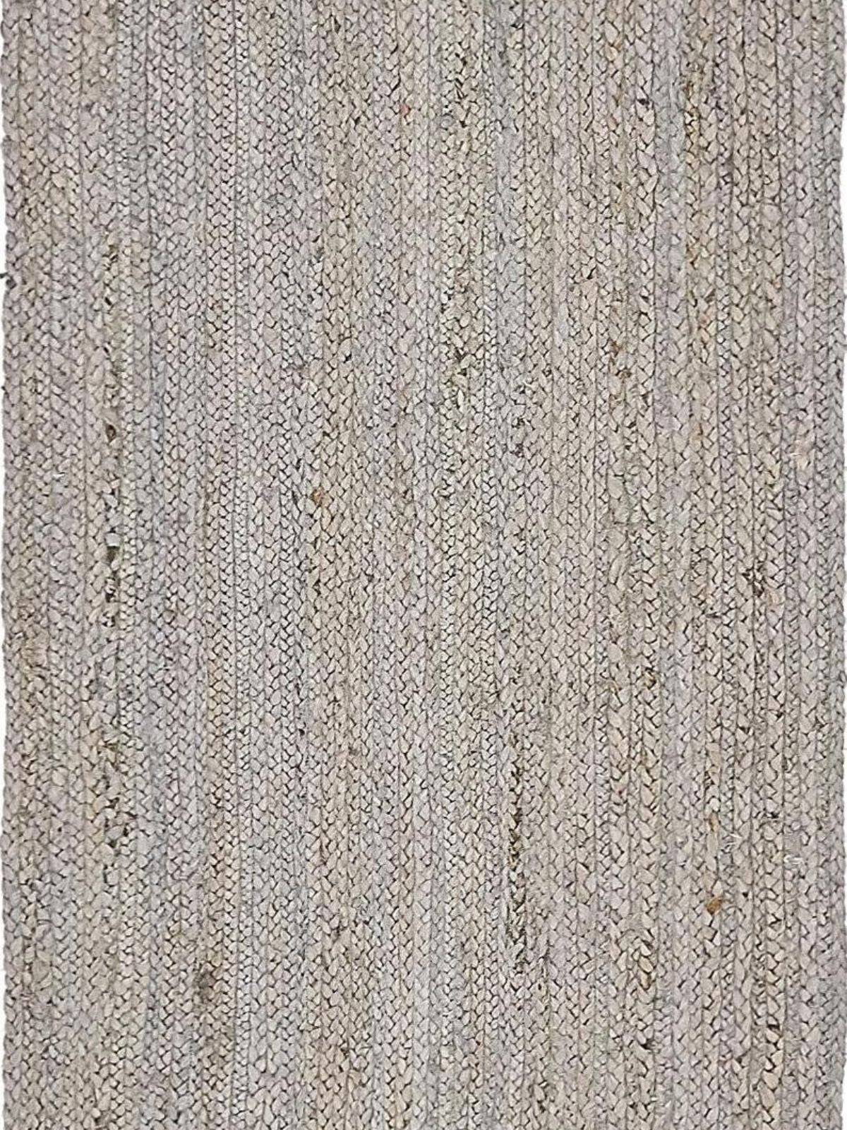 Thaba braided area rug-Grey jute rug in grey tones