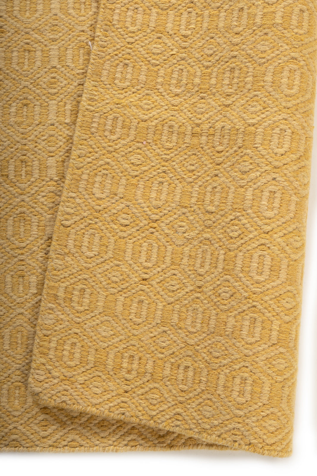 The Calm Horizon detail showing wool surface and textured texture