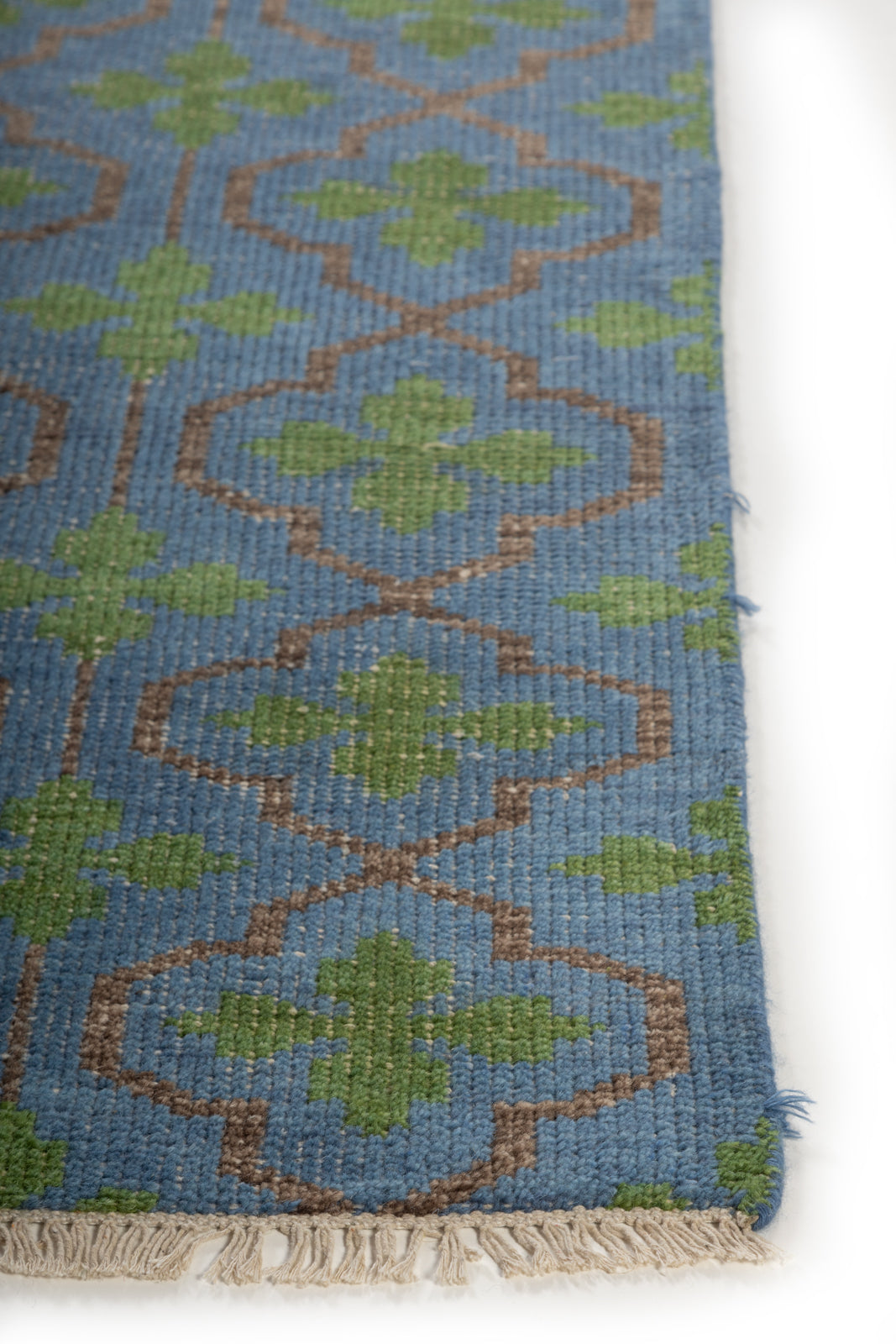 The Cotswold Meadow - additional product view showing the handspun wool rug