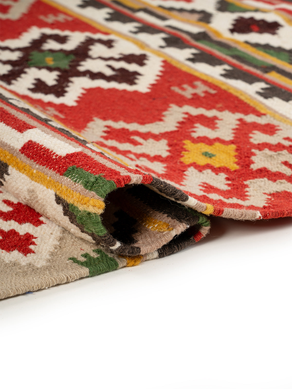 The Heritage Kilim - additional product view showing the wool rug