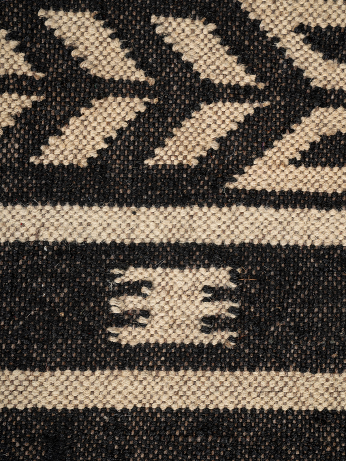 The Sky Strata Rug - additional product view showing the wool rug