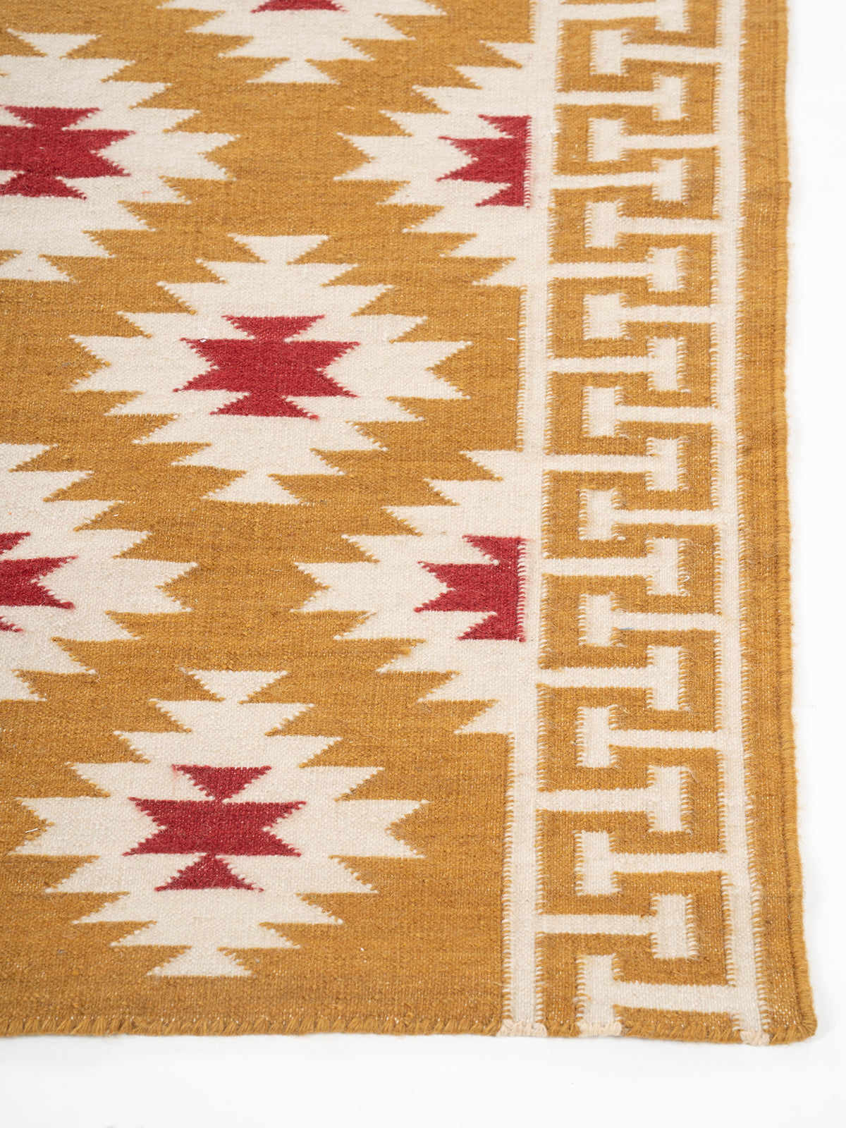 The Sultan's Path Runner - cotton runner laid in a hallway view