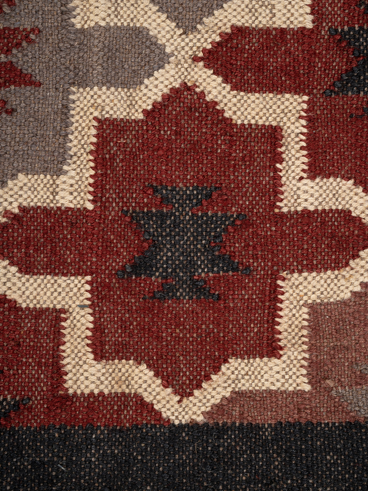 The Twilight Mosaic Rug - additional product view showing the wool rug