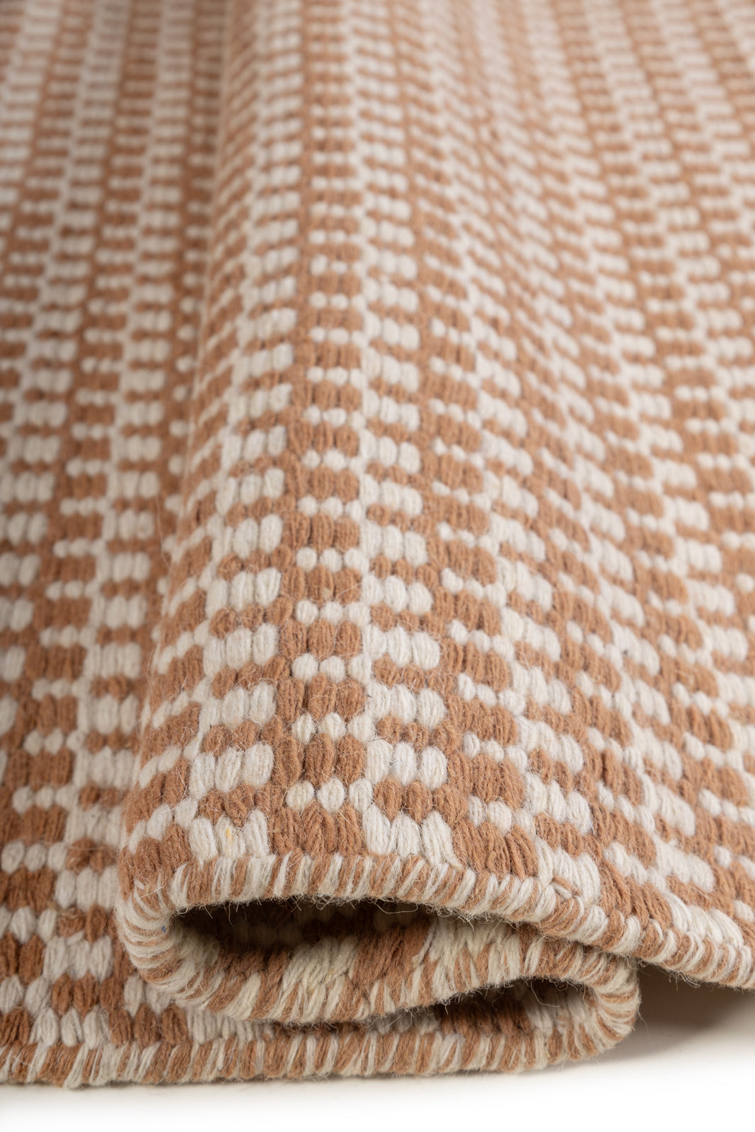 Thistledown Weave - texture detail showing wool surface